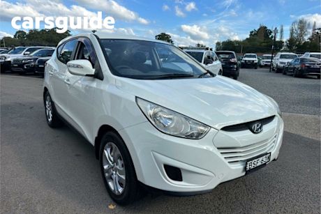 White 2010 Hyundai IX35 Wagon Active (fwd)