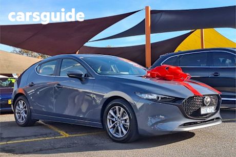 Grey 2020 Mazda 3 Hatchback G20 Pure