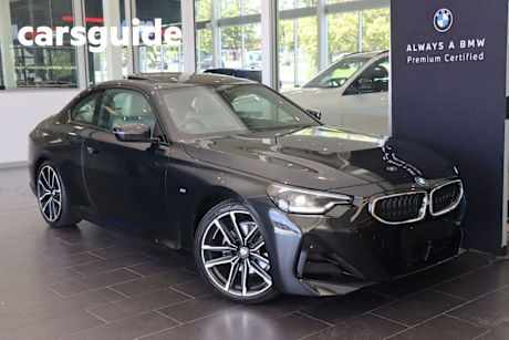 Black 2023 BMW 220I Coupe M Sport