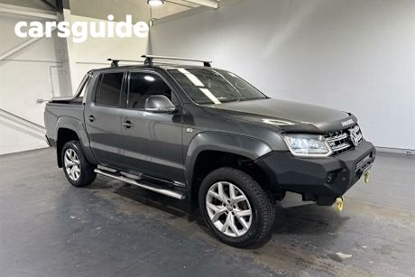Grey 2016 Volkswagen Amarok Dual Cab Utility V6 TDI 550 Highline