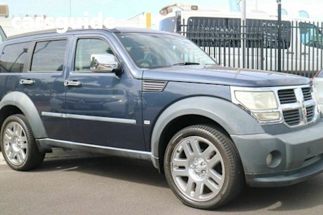 Blue 2009 Dodge Nitro Wagon SX