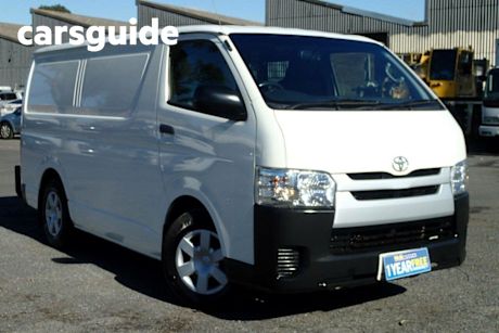 White 2016 Toyota Hiace Van LWB