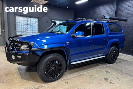 Blue 2018 Volkswagen Amarok Dual Cab Utility V6 TDI 550 Ultimate