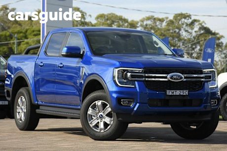 Blue 2024 Ford Ranger Double Cab Pick Up XLT 2.0 HI-Rider (4X2)