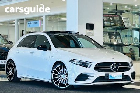 White 2020 Mercedes-Benz A35 Hatchback 4Matic