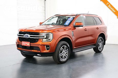Yellow 2023 Ford Everest Wagon Trend (4X4)