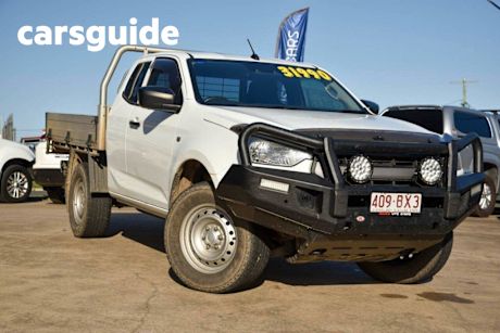 White 2020 Isuzu D-MAX Space Cab Utility SX (4X2)