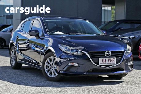 Blue 2014 Mazda 3 Hatchback Maxx