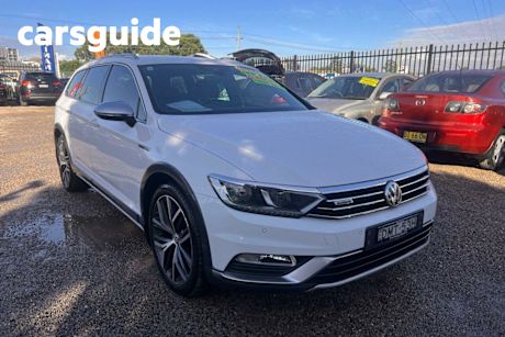 White 2017 Volkswagen Passat Wagon ALLTRACK 140 TDI 3C MY17
