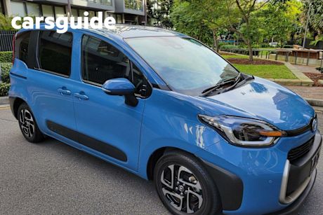 Blue 2023 Toyota Sienta Wagon