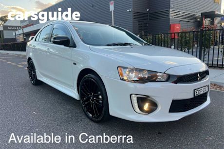 White 2017 Mitsubishi Lancer Sedan Black Edition (es)