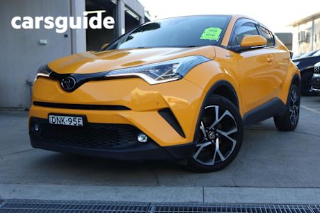 Yellow 2017 Toyota C-HR Wagon Koba (awd)