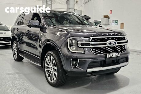 Grey 2024 Ford Everest Wagon Platinum (4WD)