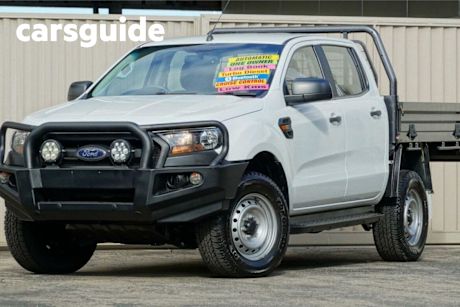 White 2018 Ford Ranger Crew Cab Chassis XL 3.2 Plus (4X4) (5 YR)