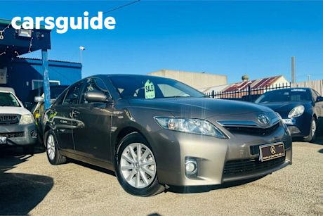 Brown 2012 Toyota Camry Sedan Hybrid
