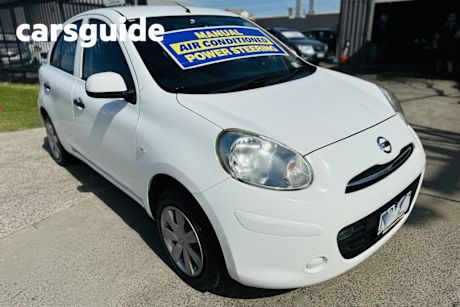 White 2012 Nissan Micra Hatchback ST