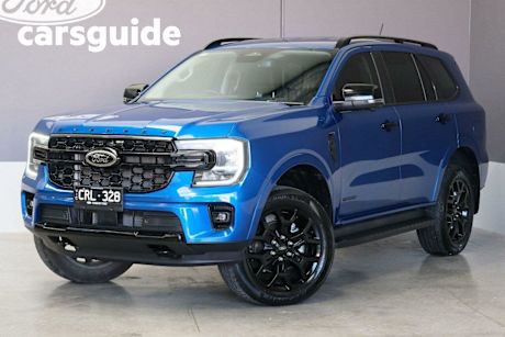 Blue 2023 Ford Everest Wagon Sport (4WD)