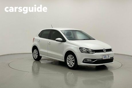 White 2016 Volkswagen Polo Hatchback 81 TSI Comfortline
