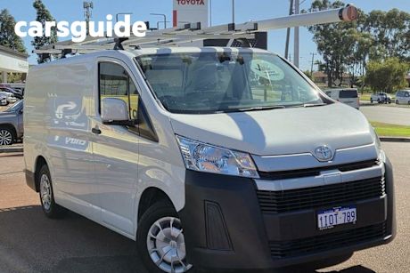 White 2021 Toyota Hiace Van LWB
