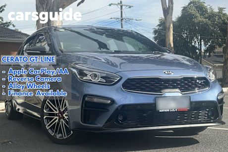 Blue 2021 Kia Cerato Hatchback GT Safety Pack