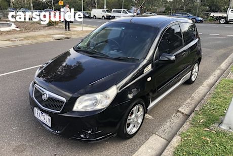 Black 2009 Holden Barina Coupe