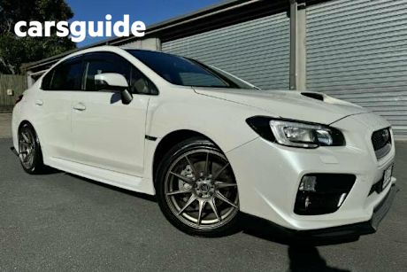 White 2015 Subaru WRX Sedan (AWD)