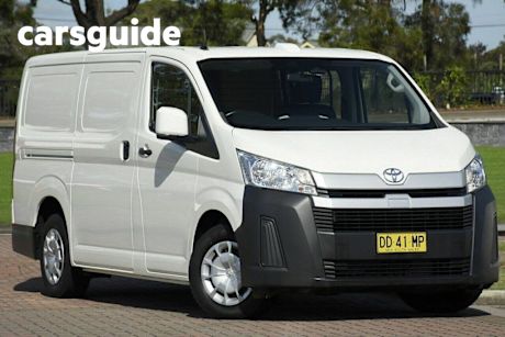 White 2021 Toyota Hiace Van LWB