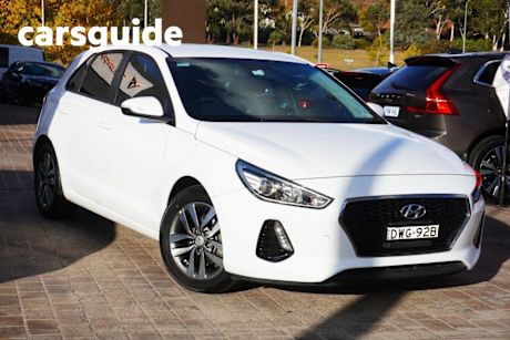 White 2018 Hyundai I30 Hatchback Active