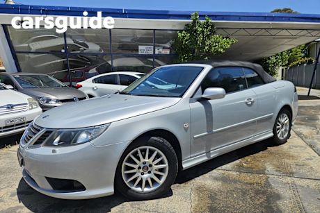 Silver 2008 Saab 9-3 Convertible Linear 2.0T