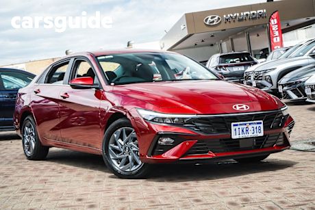 Red 2024 Hyundai I30 Sedan HEV 1.6P DCT