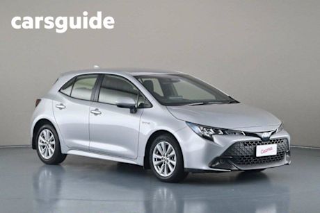Silver 2023 Toyota Corolla Hatchback Ascent Sport Hybrid