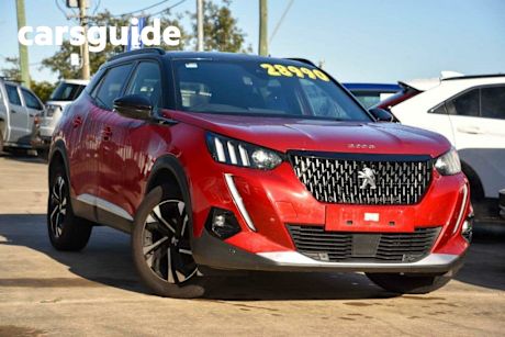 Red 2022 Peugeot 2008 Wagon GT