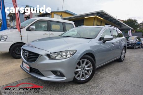 Silver 2015 Mazda 6 Wagon Sport