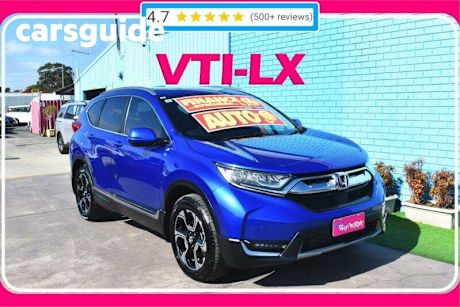 Blue 2018 Honda CR-V Wagon VTI-LX (awd)