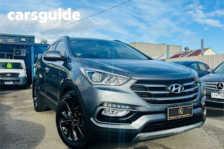 Silver 2017 Hyundai Santa FE Wagon Active X