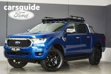 Blue 2022 Ford Ranger Double Cab Pick Up XLT 3.2 (4X4)