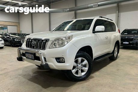 White 2012 Toyota Landcruiser Prado Wagon Altitude (4X4)