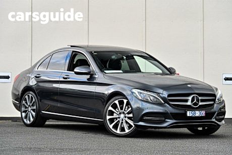Grey 2014 Mercedes-Benz C250 Sedan Bluetec