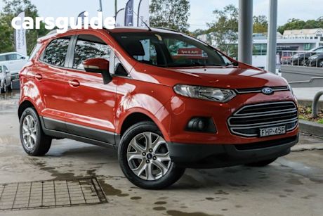Red 2017 Ford Ecosport Wagon Trend