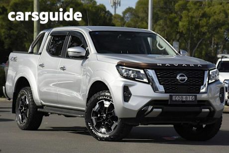 Silver 2021 Nissan Navara Dual Cab Pick-up ST-X (4X4) Cloth/NO Sunroof