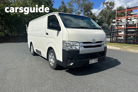 White 2018 Toyota Hiace Van LWB