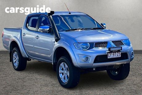 Silver 2013 Mitsubishi Triton Double Cab Utility GLX-R (4X4)