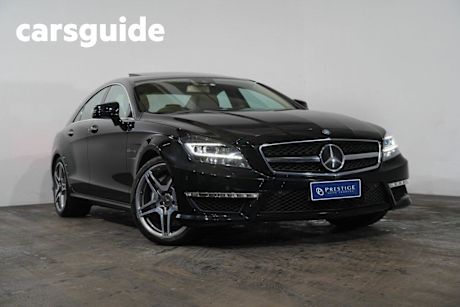 Black 2012 Mercedes-Benz CLS63 Coupe AMG