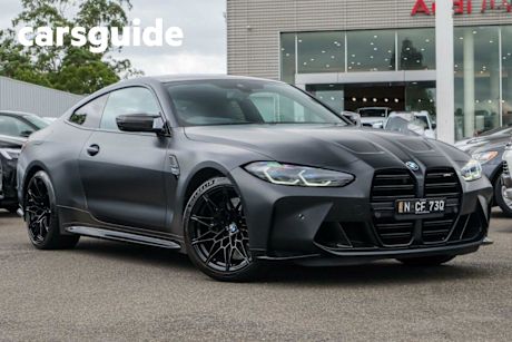 Black 2022 BMW M4 Coupe