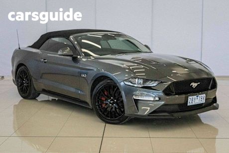 Grey 2018 Ford Mustang Convertible GT