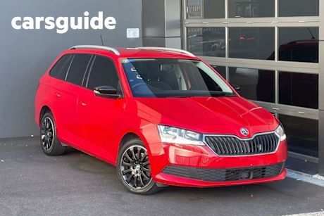 Red 2018 Skoda Fabia Wagon 81 TSI