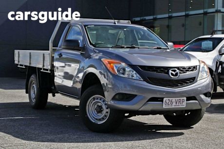 Grey 2015 Mazda BT-50 Cab Chassis XT (4X2)