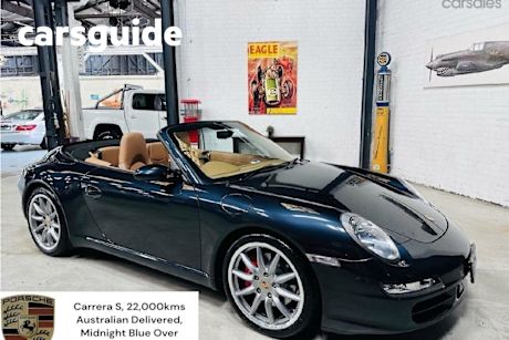 Blue 2007 Porsche 911 Cabriolet Carrera S