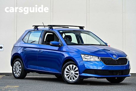 Blue 2020 Skoda Fabia Hatchback 81 TSI