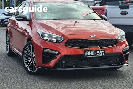 Orange 2020 Kia Cerato Sedan GT Safety Pack